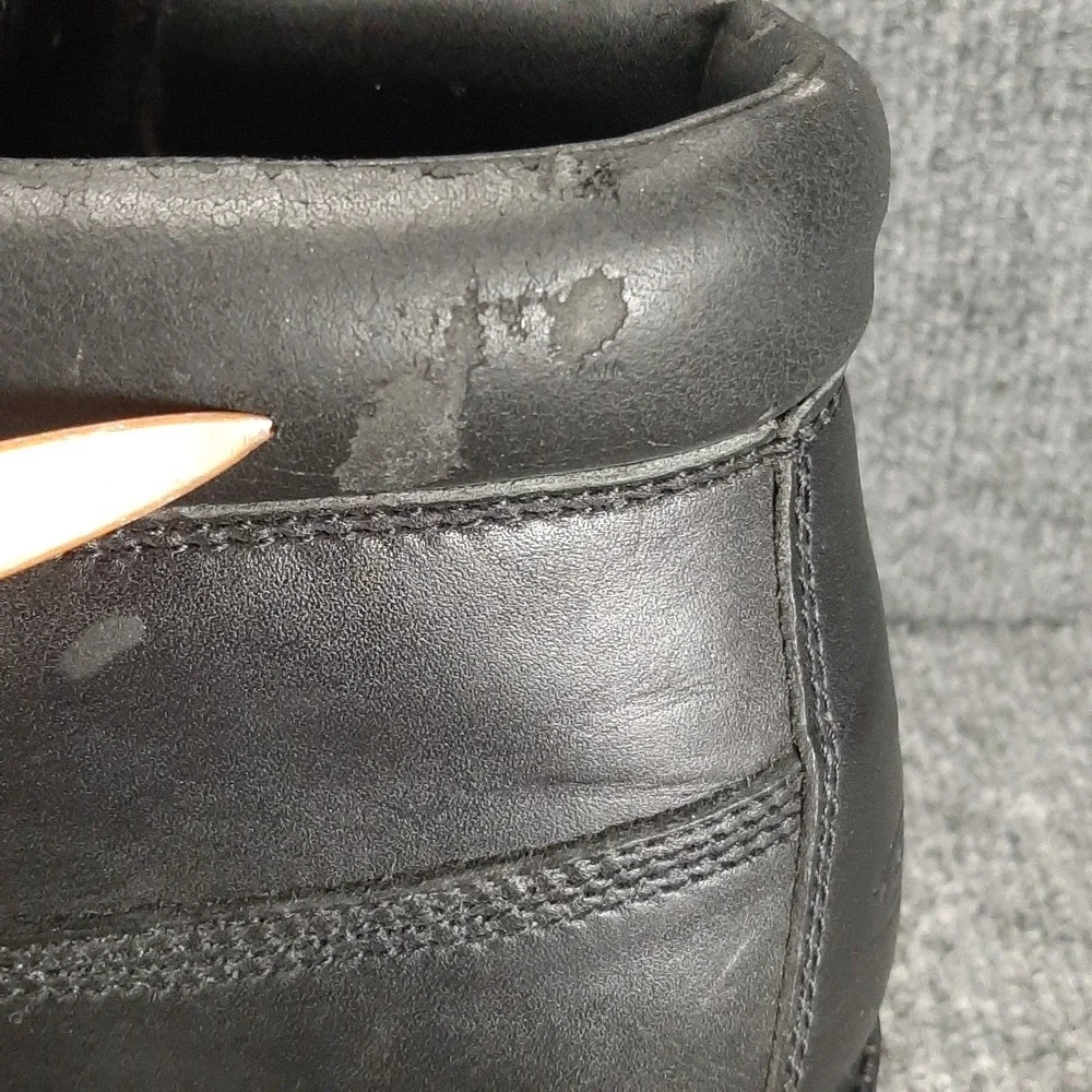 Skechers Waterproof Leather Work Boots Men's 10.5 EU 44 SN 4243 Black